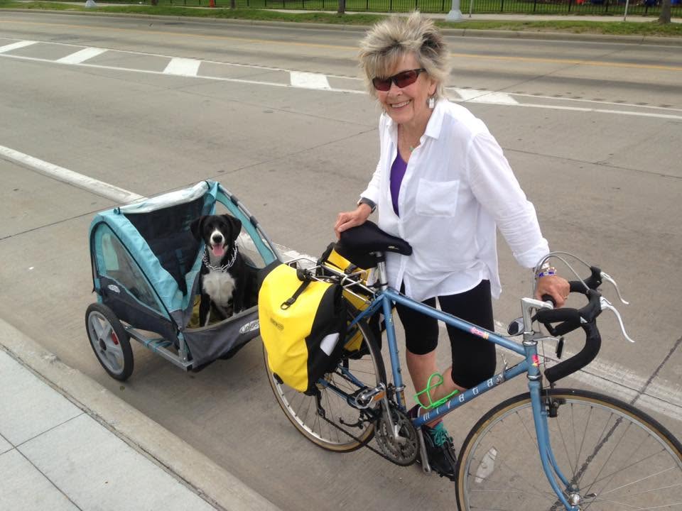Dr. Joy Marshall, biking enthusiast (photo courtesy of Brooke Willis)